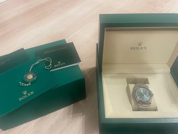 ミントグリーン　126200 36mm（高級時計）の商品画像 - 査定依頼日：2025年11月4日 - 最高査定価格：1,400,000円