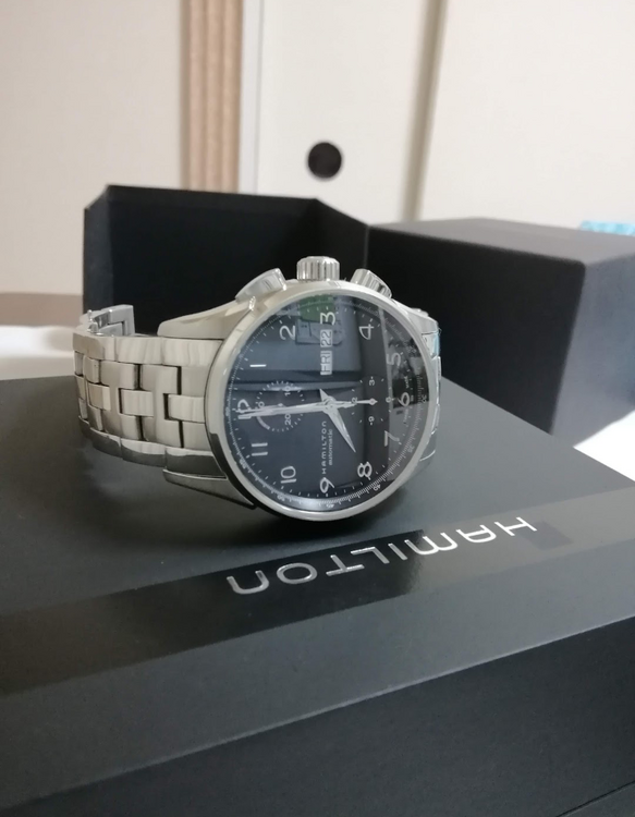 HAMILTON　ジャズマスター　マエストロ　自動巻きクロノグラフ（高級時計）の商品画像 - 査定依頼日：2025年2月23日 - 最高査定価格：42,000円