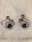 サファイヤ　ダイヤ　イヤリング（宝石）の商品画像 - 査定依頼日：2026年2月9日 - 最高査定価格：50,000円