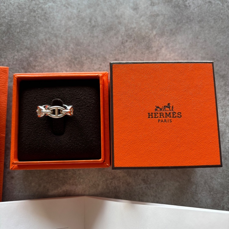 エルメス　シェーヌダンクルリング　53号（金・貴金属）の商品画像 - 査定依頼日：2025年11月10日 - 最高査定価格：13,500円