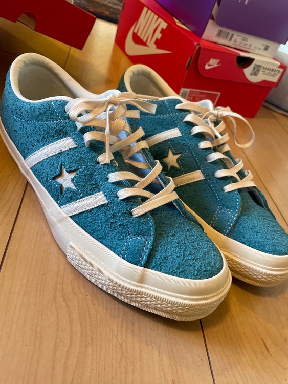 CONVERSE STAR&BARS US SUEDE（古着・ファッション）の商品画像 - 査定依頼日：2025年11月14日 - 最高査定価格：1,500円