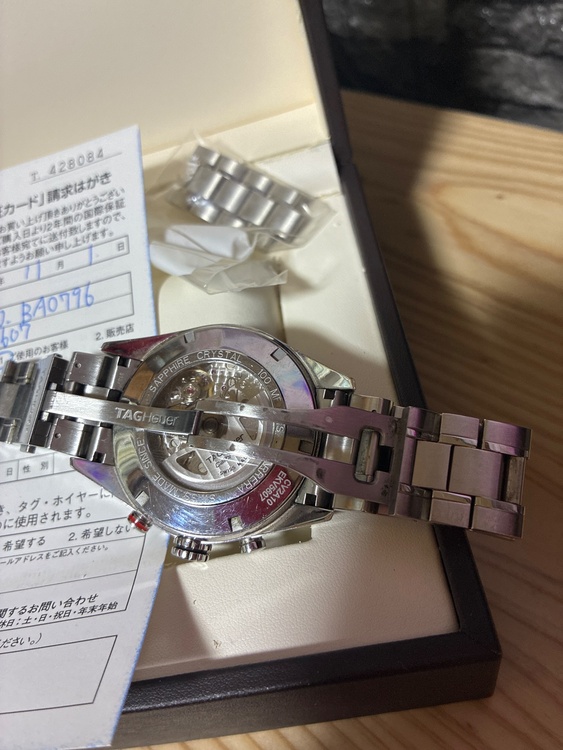 タグホイヤー カレラ CALIBRE1（高級時計）の商品画像 - 査定依頼日：2026年1月11日 - 最高査定価格：200,000円