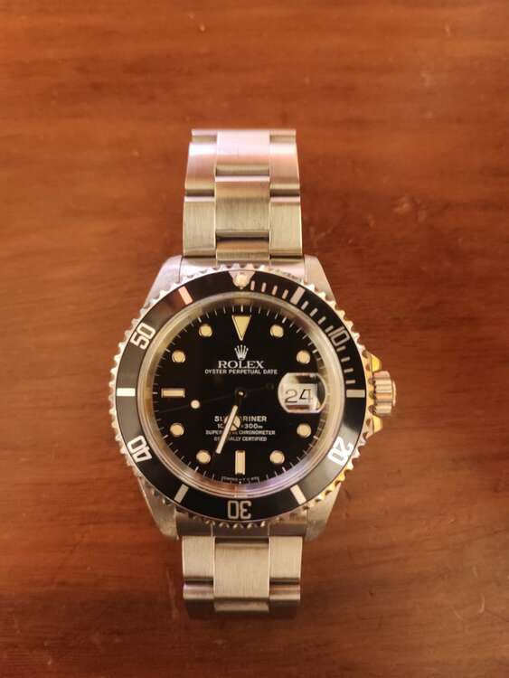 ロレックス サブマリーナー 16610 Nばん（高級時計）の商品画像 - 査定依頼日：2024年12月25日 - 最高査定価格：1,270,000円