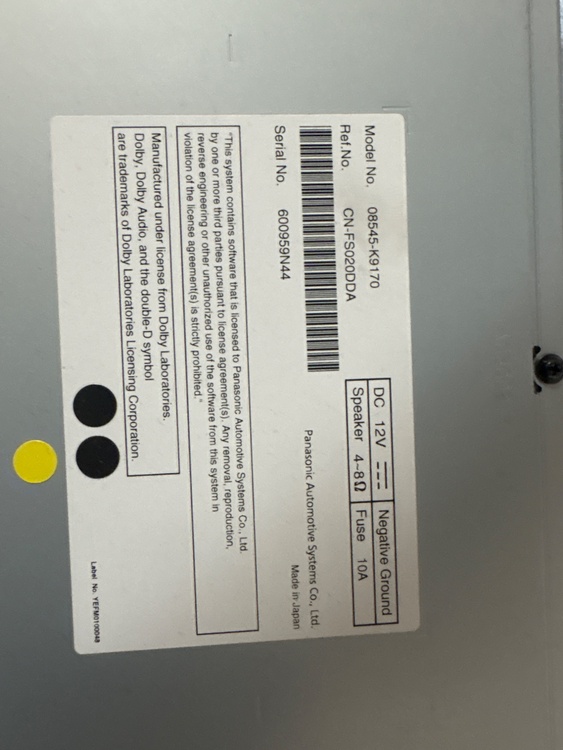 ダイハツ　 NMZN-Z73DS（オーディオ・スピーカー）の商品画像 - 査定依頼日：2026年4月12日 - 最高査定価格：68,100円