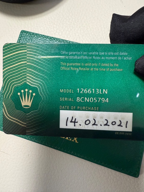 126613LN（高級時計）の商品画像 - 査定依頼日：2025年9月30日 - 最高査定価格：2,330,000円