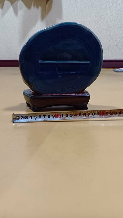 鑑賞石　ブルーメノウ　青銅石（美術品・骨董品）の商品画像 - 査定依頼日：2026年4月26日 - 最高査定価格：100,000円