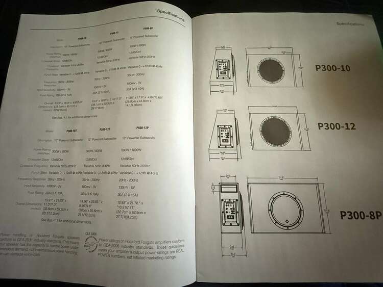 新品未使用　サブウーファー　ロックフォード　P300-10（カー用品）の商品画像 - 査定依頼日：2025年4月5日 - 最高査定価格：19,000円