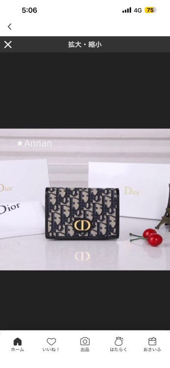 ディオール  （ブランドバッグ）の商品画像 - 査定依頼日：2025年12月21日 - 最高査定価格：35,000円