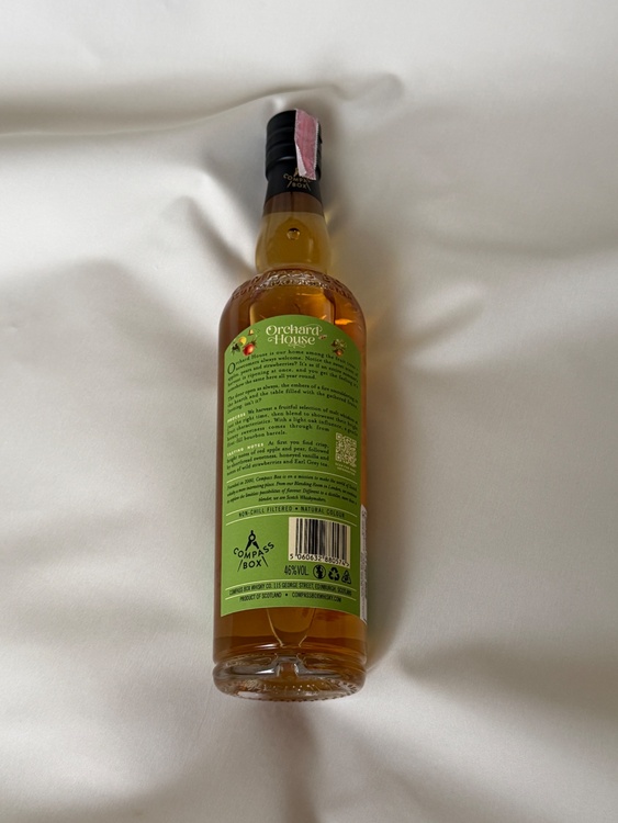コンパス・ボックス オーチャード・ハウス ブレンデッド 46% 700m（お酒）の商品画像 - 査定依頼日：2026年3月19日 - 最高査定価格：5,000円