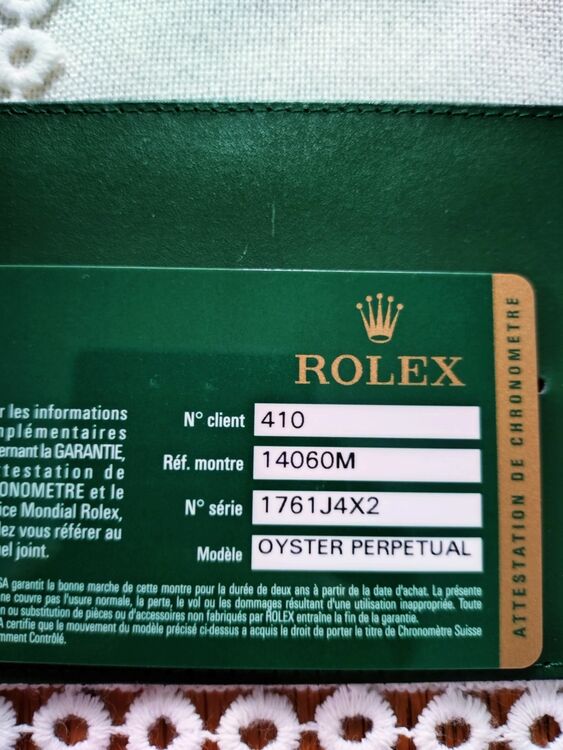 ロレックス サブマリーナー 14060M（高級時計）の商品画像 - 査定依頼日：2025年7月31日 - 最高査定価格：1,400,000円