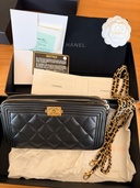 チェーンウォレット/A84069/ボーイシャネル/マトラッセ/ラムスキン/マット（ブランドバッグ）の商品画像 - 査定依頼日：2026年2月20日 - 最高査定価格：190,000円