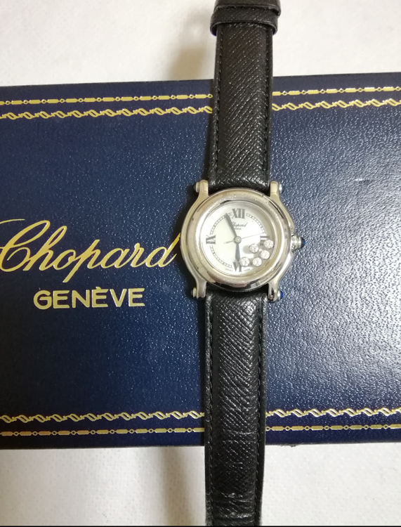 ショパール　ハッピースポーツダイヤモンド（高級時計）の商品画像 - 査定依頼日：2025年3月21日 - 最高査定価格：90,000円