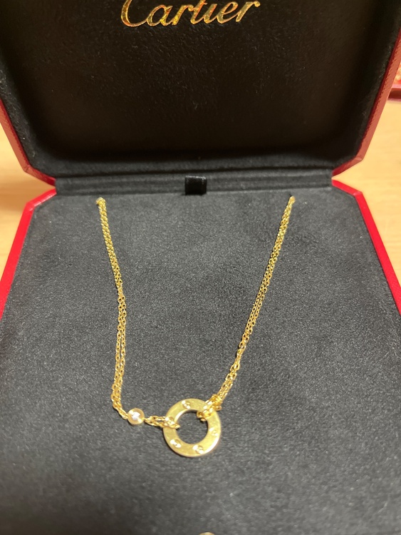 ラブネックレス2ダイヤ（金・貴金属）の商品画像 - 査定依頼日：2026年4月25日 - 最高査定価格：300,000円