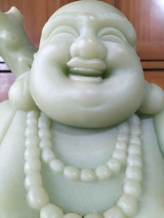 和田玉布袋様（美術品・骨董品）の商品画像 - 査定依頼日：2025年7月13日 - 最高査定価格：18,000円