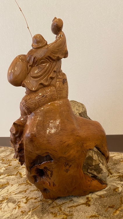 石を抱く大黒様　恵比寿さま15kg（美術品・骨董品）の商品画像 - 査定依頼日：2026年6月11日 - 最高査定価格：3,000円