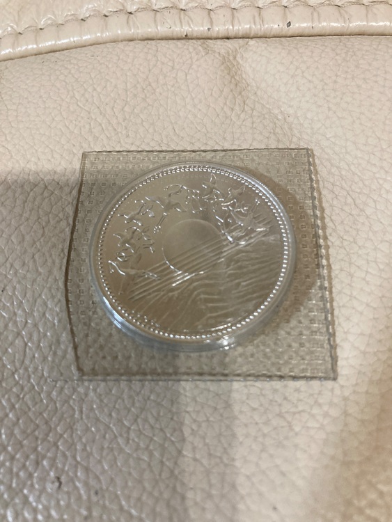 天皇陛下御在位60年記念1万円銀貨（金・貴金属）の商品画像 - 査定依頼日：2025年9月23日 - 最高査定価格：10,000円