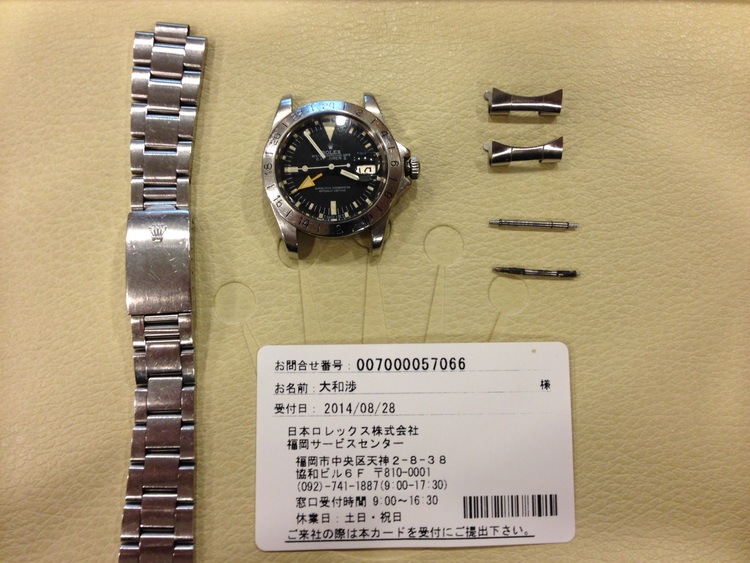 ロレックス エクスプローラー 1655（高級時計）の商品画像 - 査定依頼日：2025年11月2日 - 最高査定価格：2,750,000円