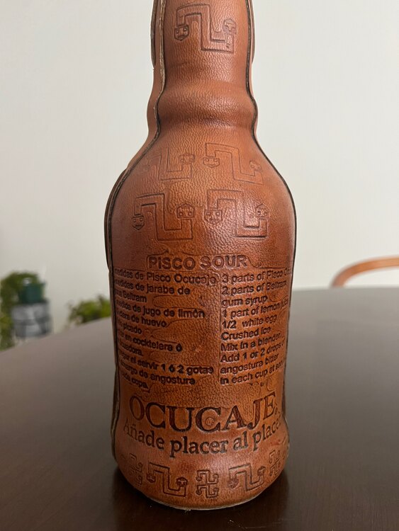 Ocucaje pisco（お酒）の商品画像 - 査定依頼日：2025年1月29日 - 最高査定価格：500円