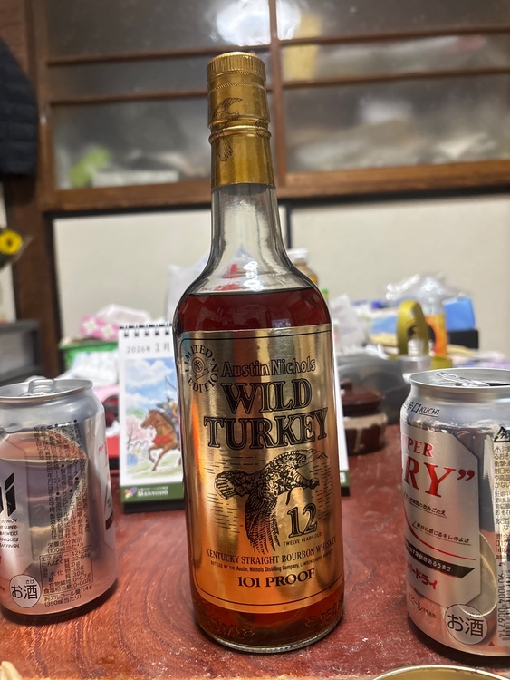 ワイルドターキー12年（お酒）の商品画像 - 査定依頼日：2026年1月24日 - 最高査定価格：160,000円