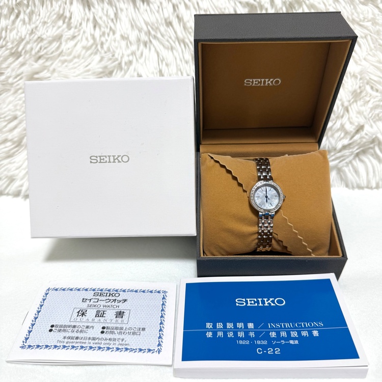 セイコー ドルチェ& エクセリーヌ ダイヤ シェル 腕時計 SWCW007（高級時計）の商品画像 - 査定依頼日：2026年4月5日 - 最高査定価格：15,000円