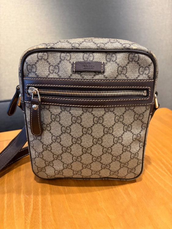 GUCCI GGスプリーム ショルダーバッグ 内側キャンバス（ブランドバッグ）の商品画像 - 査定依頼日：2026年7月22日 - 最高査定価格：30,000円