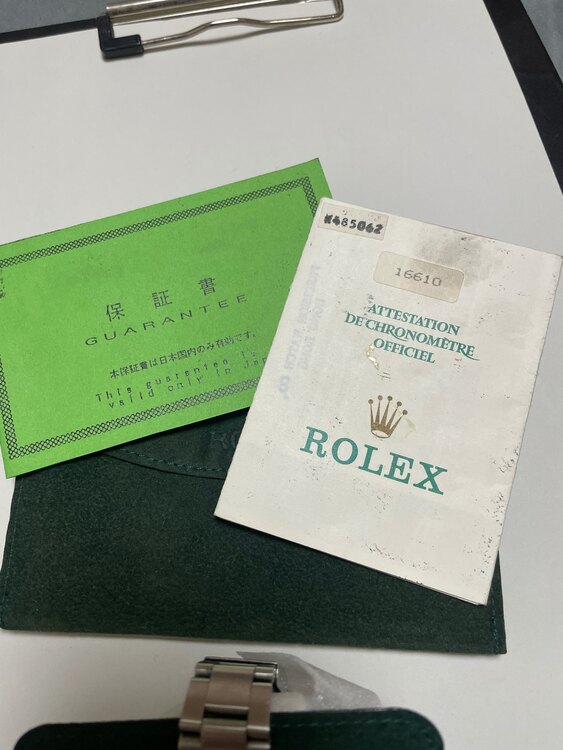 ロレックス サブマリーナー 1661（高級時計）の商品画像 - 査定依頼日：2025年5月14日 - 最高査定価格：1,150,000円