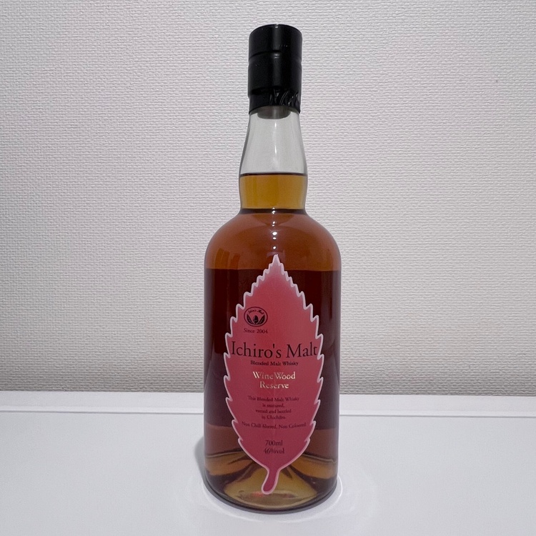 イチローズモルトWine Wood Reserve（ワキンウッドララザーブ）（お酒）の商品画像 - 査定依頼日：2026年8月20日 - 最高査定価格：6,500円