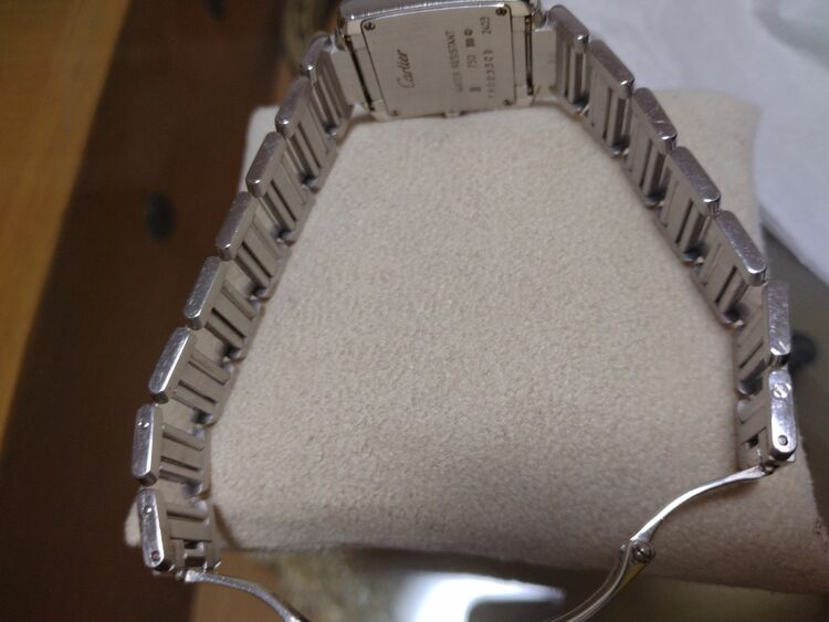 18KWHITE GOLD TANK FRANCAISE（高級時計）の商品画像 - 査定依頼日：2025年10月30日 - 最高査定価格：1,700,000円