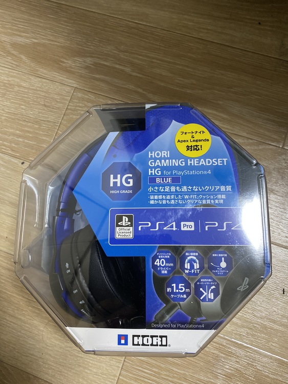 ホリゲーミングヘッドセット ハイグレード ブルー（ゲーム機本体・ゲームソフト）の商品画像 - 査定依頼日：2021年3月17日 - 最高査定価格：1,200円