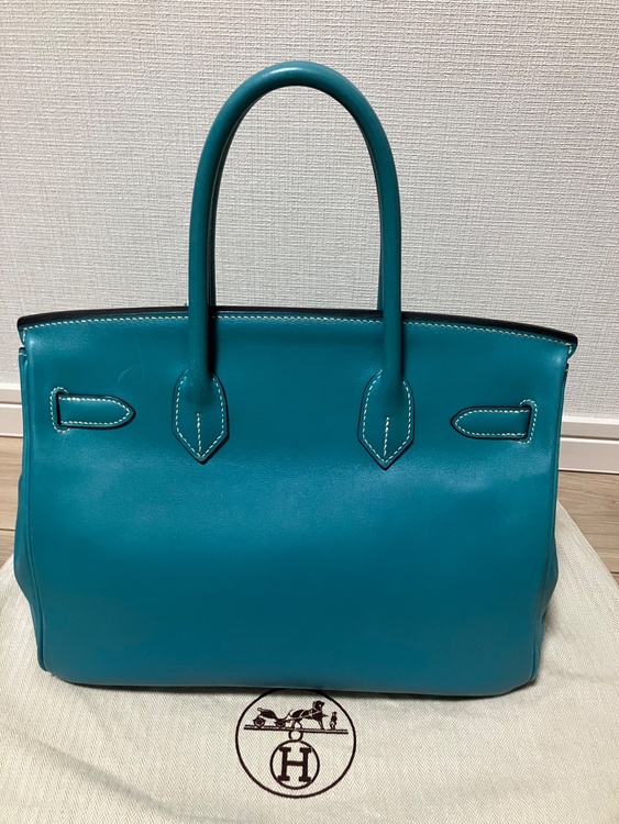 エルメス バーキン30 ブルージーン ⬜︎K刻印（ブランドバッグ）の商品画像 - 査定依頼日：2026年3月6日 - 最高査定価格：1,400,000円