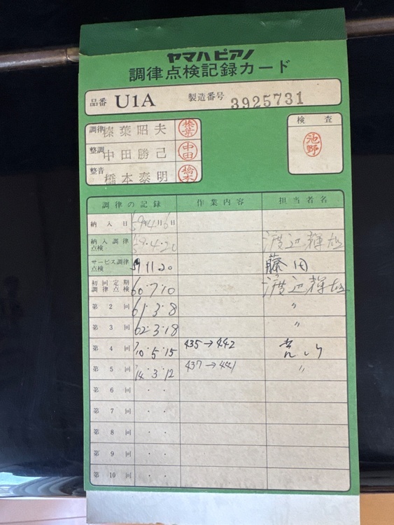 U1A（ピアノ・楽器・PA機材）の商品画像 - 査定依頼日：2026年6月13日 - 最高査定価格：30,000円