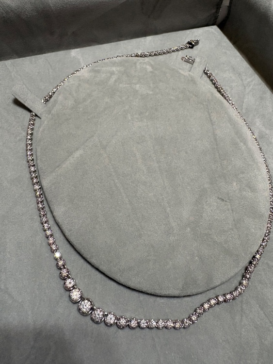 ダイヤモンドテニスネックレス（金・貴金属）の商品画像 - 査定依頼日：2026年2月11日 - 最高査定価格：700,000円