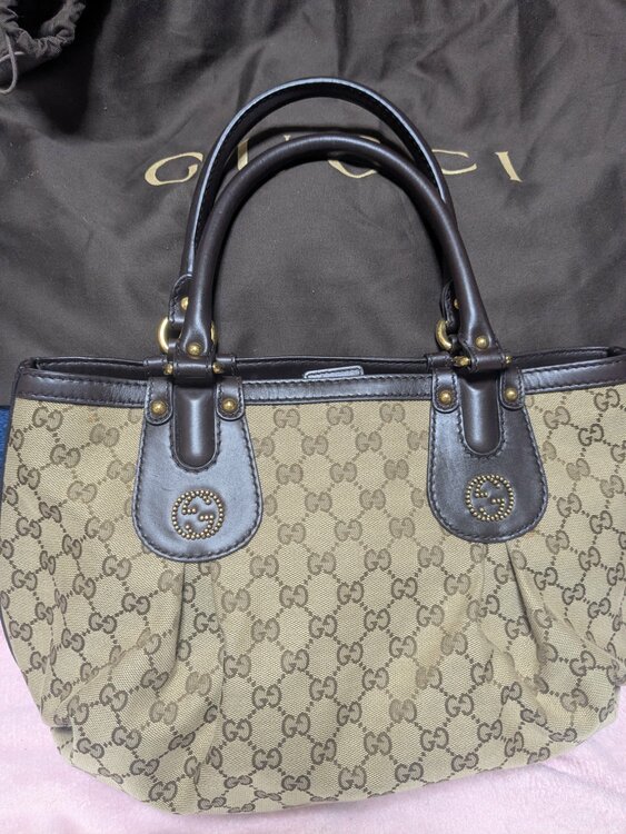 トートバッグ  【5cf6964】グッチ トートバッグ GGキャ（ブランドバッグ）の商品画像 - 査定依頼日：2026年2月7日 - 最高査定価格：60,000円