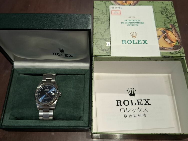 ロレックス パーペチュアルデイト U51498（高級時計）の商品画像 - 査定依頼日：2025年10月25日 - 最高査定価格：880,000円