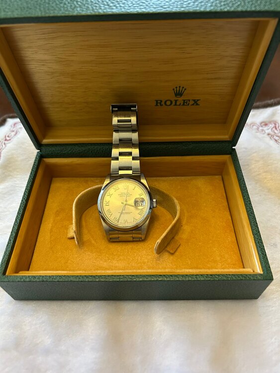 ロレックス デイトジャスト 1620（高級時計）の商品画像 - 査定依頼日：2025年4月19日 - 最高査定価格：750,000円