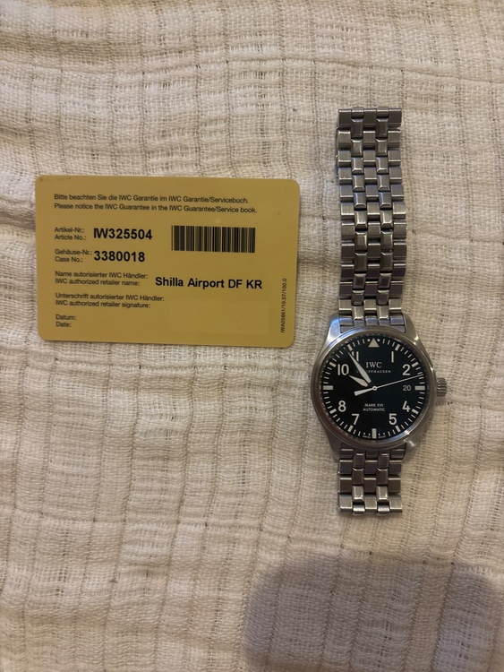 IWC パイロットウォッチ（高級時計）の商品画像 - 査定依頼日：2026年8月13日 - 最高査定価格：450,000円