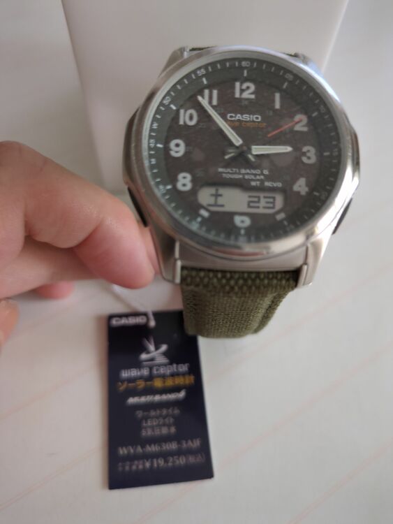 その他 その他 カシオソーラー電波時計　WVA-M630B-3AJF（高級時計）の商品画像 - 査定依頼日：2025年8月23日 - 最高査定価格：1,000円