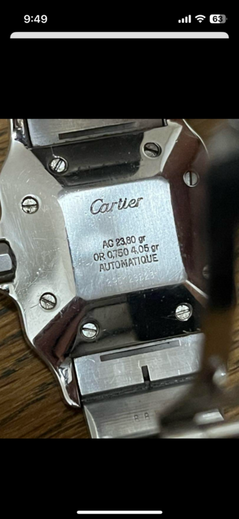 カルティエ サントス Ref296（高級時計）の商品画像 - 査定依頼日：2025年2月3日 - 最高査定価格：620,000円