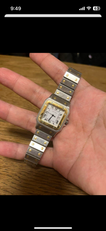 カルティエ サントス Ref296（高級時計）の商品画像 - 査定依頼日：2025年2月3日 - 最高査定価格：620,000円