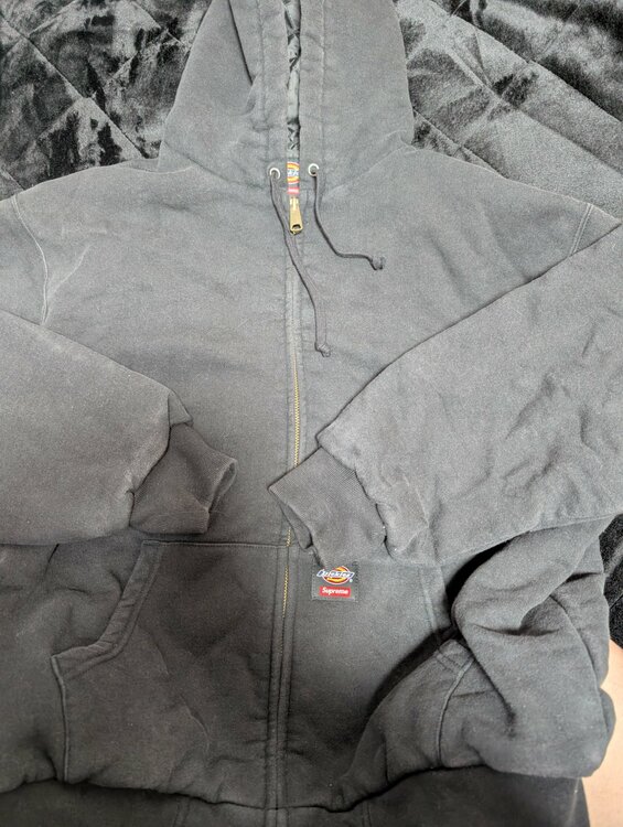 Supreme x Dickies Quilted Lined Zip Up H（古着・ファッション）の商品画像 - 査定依頼日：2026年10月1日 - 最高査定価格：9,000円