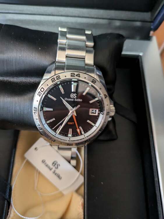 グランドセイコーGmT（高級時計）の商品画像 - 査定依頼日：2025年5月14日 - 最高査定価格：210,000円