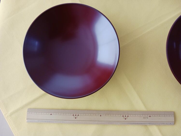 【越前漆器】輪花取り皿６寸　天然木 10枚組　（食器）の商品画像 - 査定依頼日：2025年8月21日 - 最高査定価格：2,000円