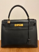 HERMES ケリー　ブラック（ブランドバッグ）の商品画像 - 査定依頼日：2025年11月8日 - 最高査定価格：950,000円