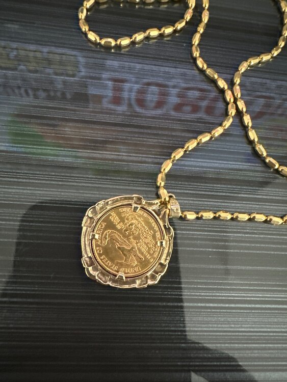 k18 コインネックレス（金・貴金属）の商品画像 - 査定依頼日：2025年3月18日 - 最高査定価格：225,000円