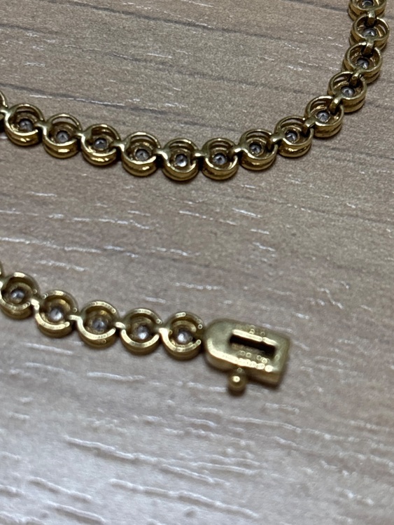 18金　ダイヤ　ブレスレット（金・貴金属）の商品画像 - 査定依頼日：2025年10月27日 - 最高査定価格：250,000円