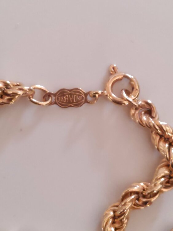 スクリューデザインブレスレット（金・貴金属）の商品画像 - 査定依頼日：2026年1月21日 - 最高査定価格：128,000円