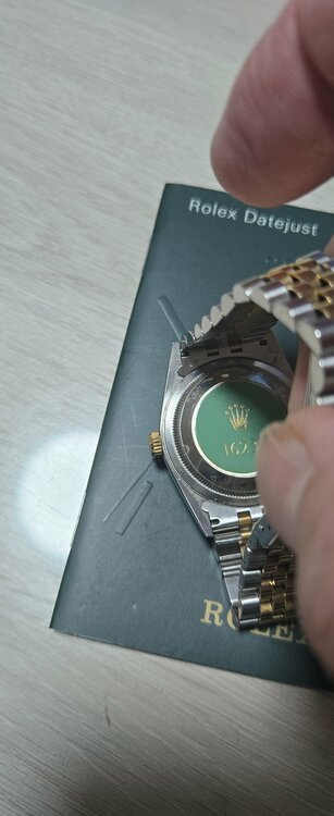 デイトジャスト16233G P番（高級時計）の商品画像 - 査定依頼日：2026年4月9日 - 最高査定価格：1,250,000円