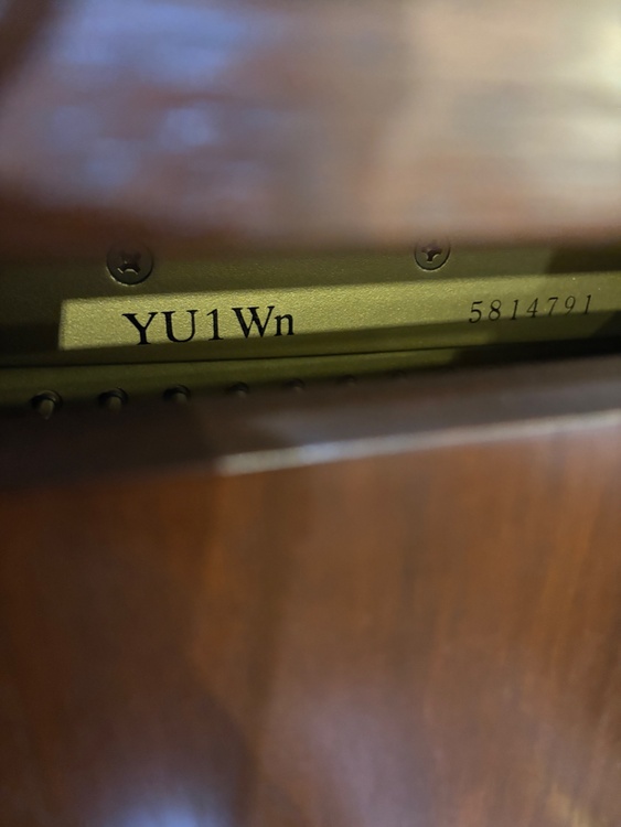 YU1 Wn　5814791（ピアノ・楽器・PA機材）の商品画像 - 査定依頼日：2026年1月26日 - 最高査定価格：115,000円