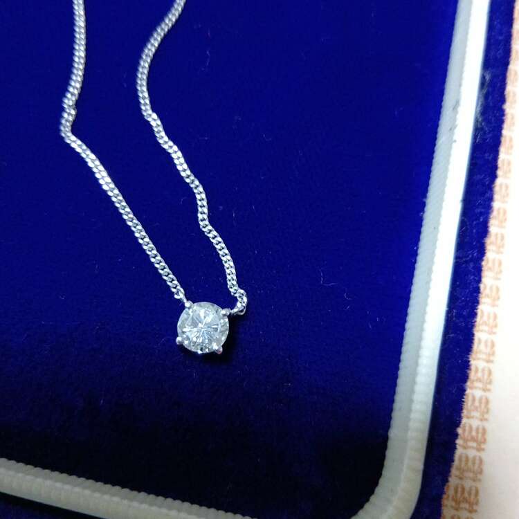 ダイヤモンドプチネックレス0.075ct（金・貴金属）の商品画像 - 査定依頼日：2025年5月20日 - 最高査定価格：175,000円