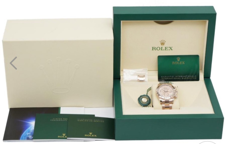 ロレックス デイトナ 116505（高級時計）の商品画像 - 査定依頼日：2025年8月27日 - 最高査定価格：7,400,000円